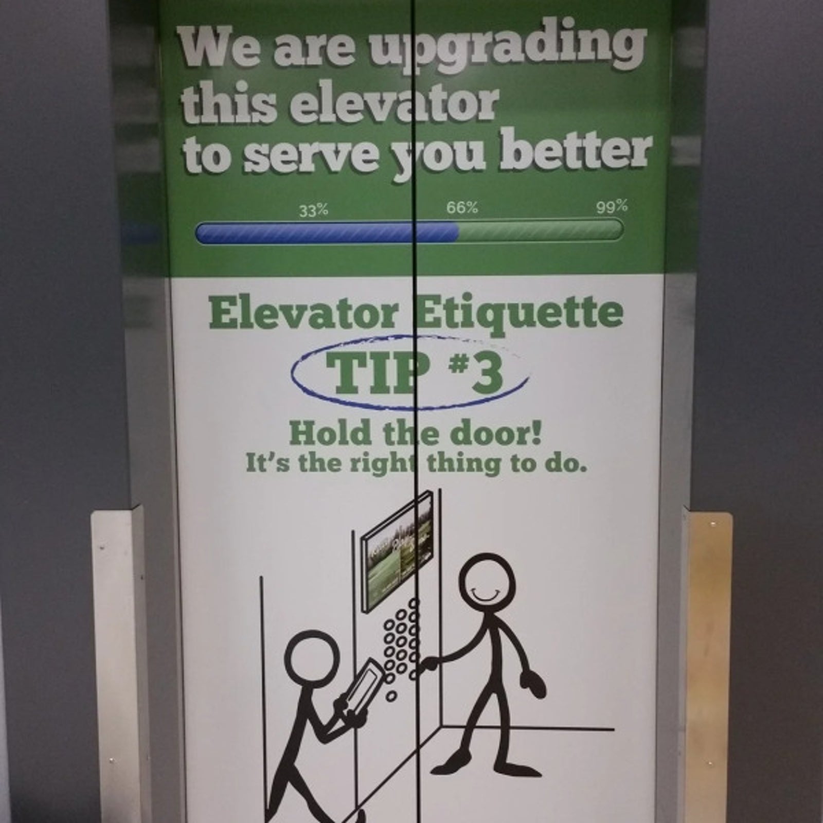 Elevator Door Graphics in Edmonton, AB