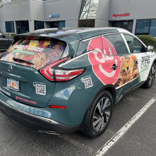 Vehicle Wrap for Graze Craze Woodinville