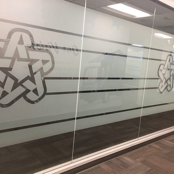 Sginarama Redmond - Conference Room - Frosted Etched Window Graphics
