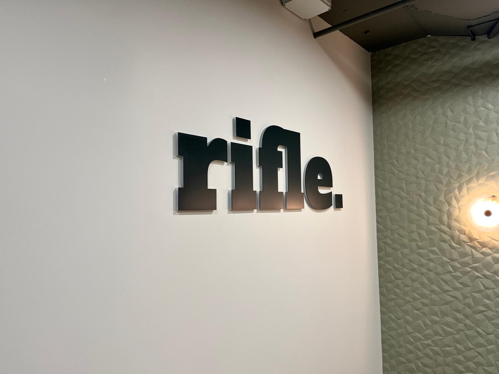 Rifle - Three-Dimensional Reception Signage | Signarama North Sydney
