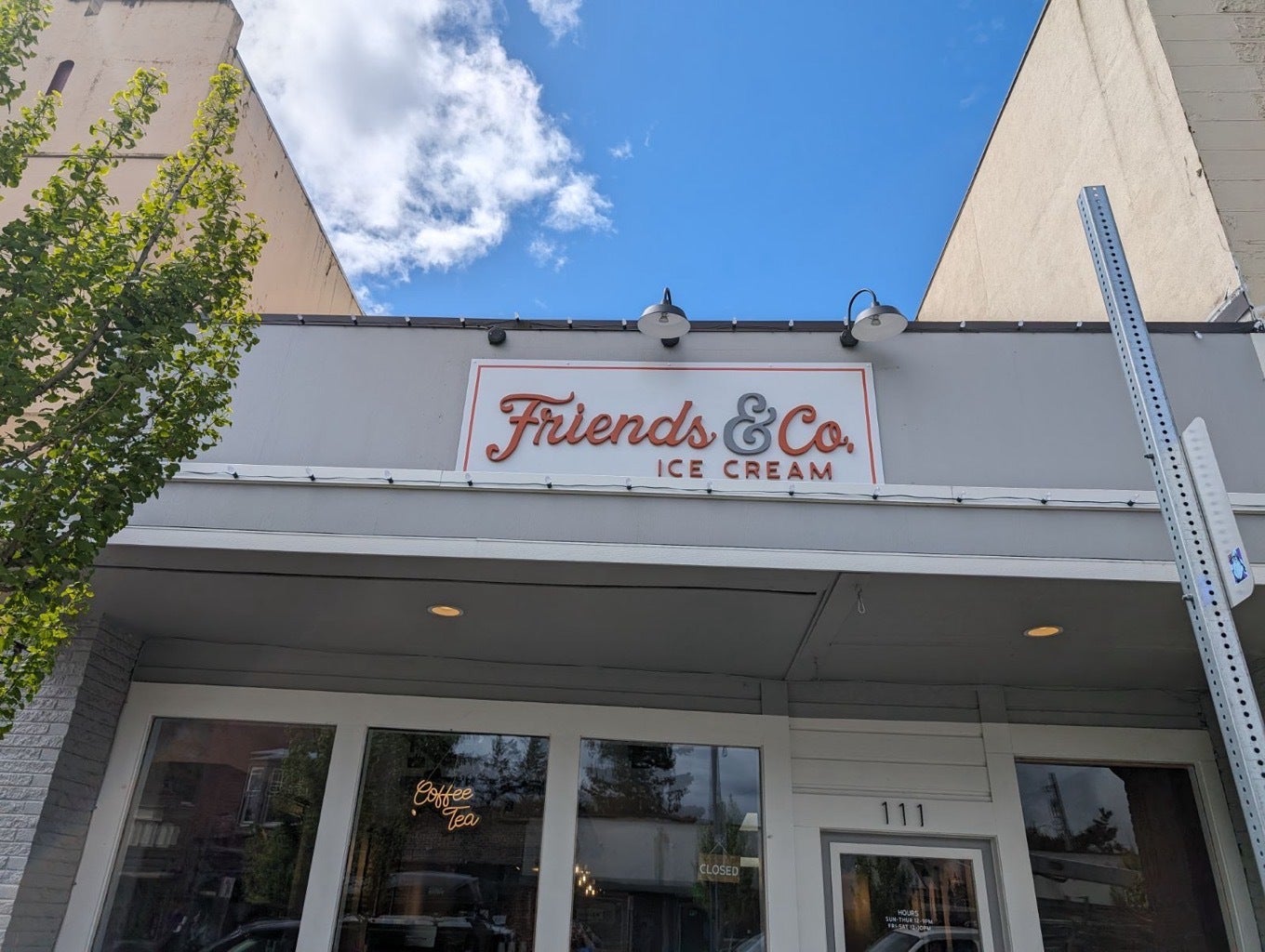 Local Small Business Can Look Great too! Dimensional Logo Sign for Friends & Co - North Bend, WA