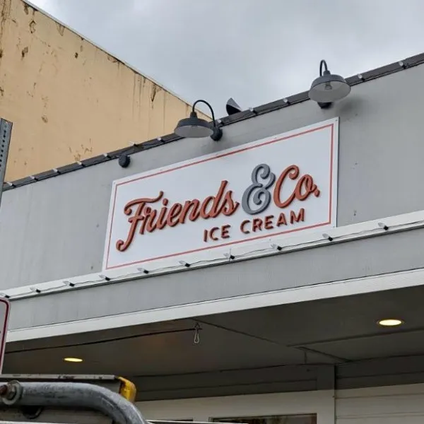 Local Small Business Can Look Great too! Dimensional Logo Sign for Friends & Co - North Bend, WA