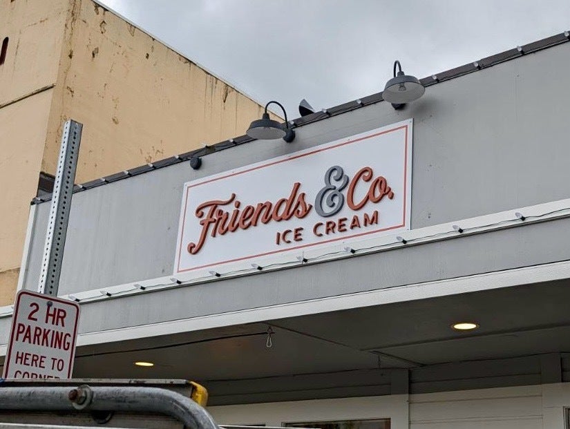 Local Small Business Can Look Great too! Dimensional Logo Sign for Friends & Co - North Bend, WA