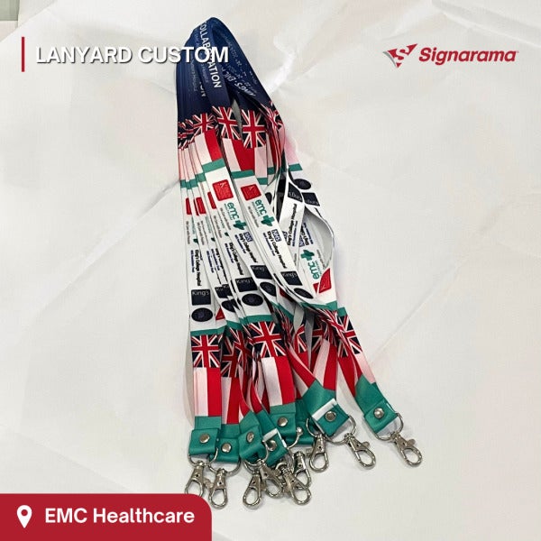 Lanyard custom untuk EMC Healthcare