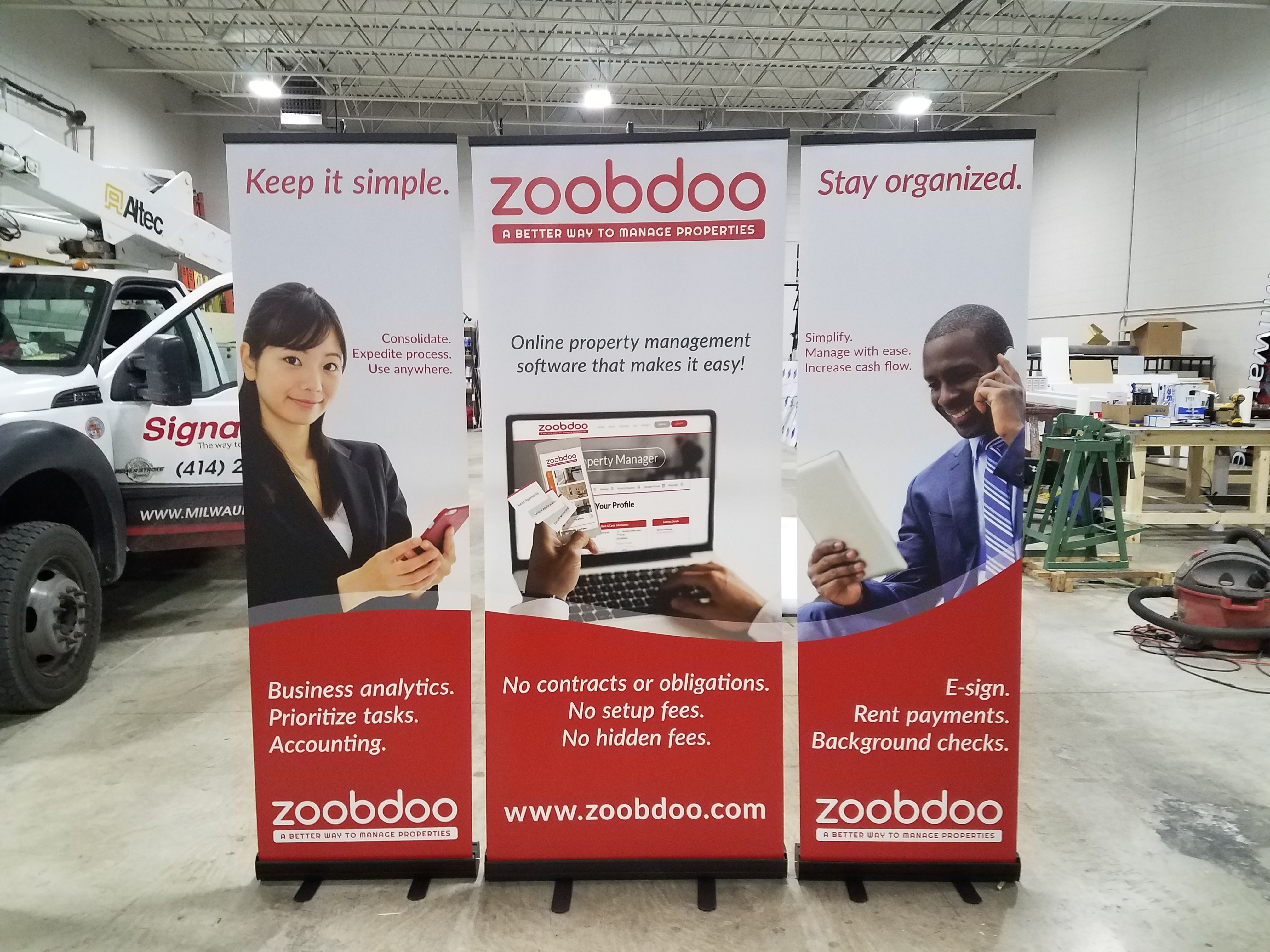 RETRACTABLE BANNER STANDS by Signarama Milwaukee
