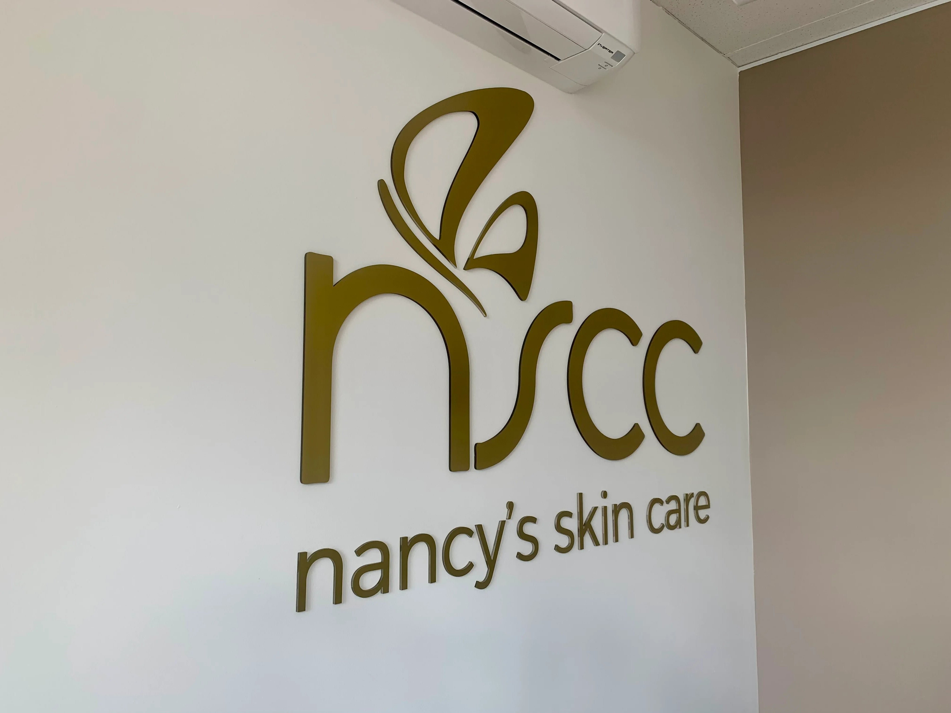 3D Lettering - Nancy's Skin Care - Greensborough VIC.