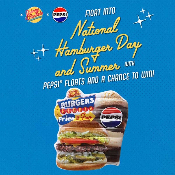 Johnny Rockets and PEPSI Team Up for National Hamburger Day Celebration