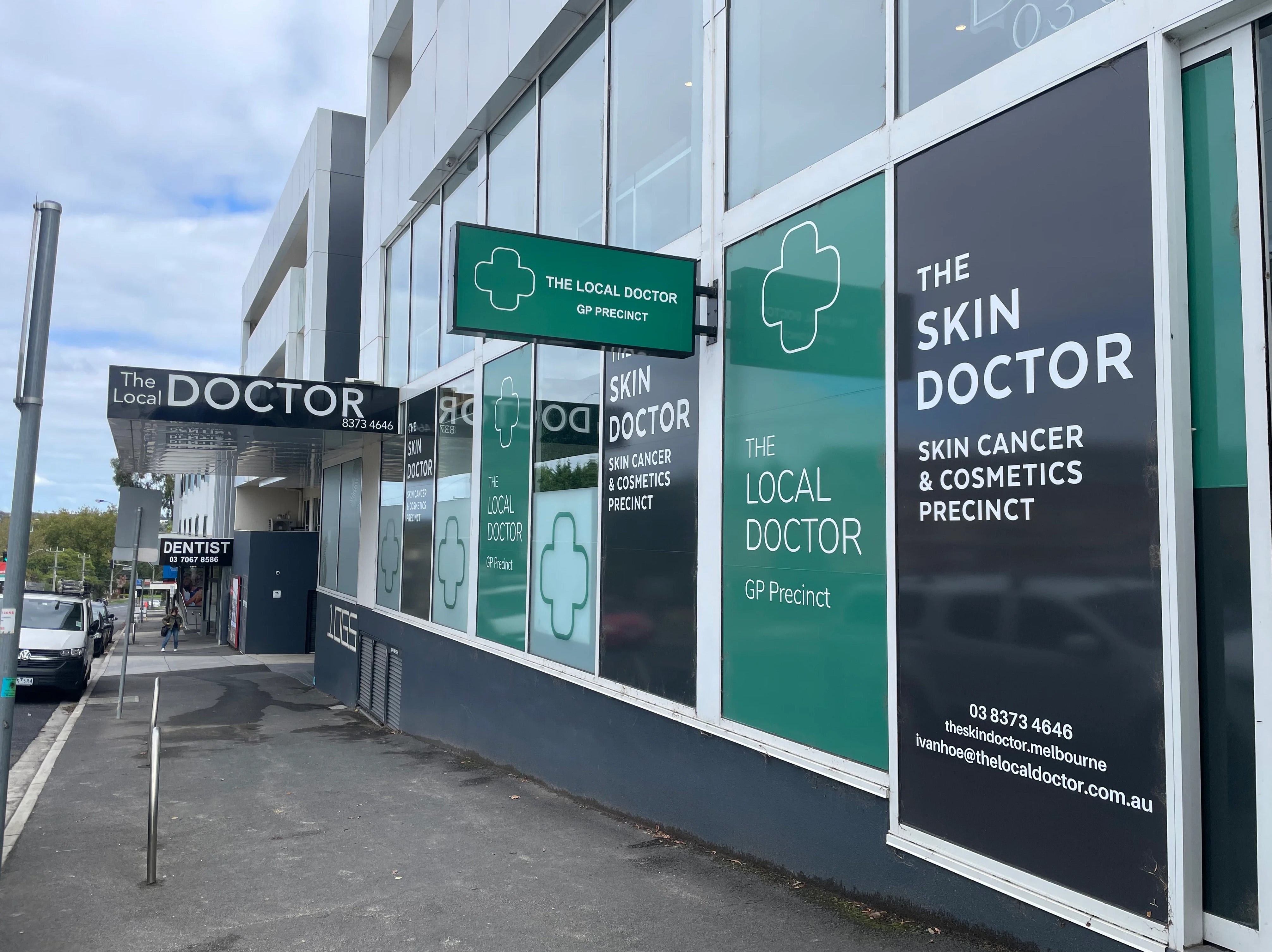Lightbox & Window Graphics - The Local Doctor - Ivanhoe VIC.