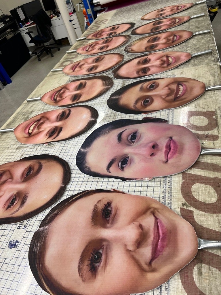 Make Graduation Fun and Memorable - Big Head Paddle Signs, Redmond, WA