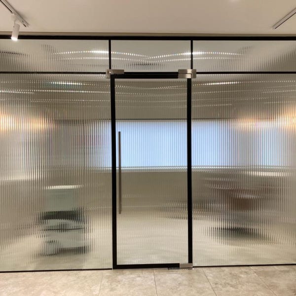Frosting Reeded Glass SLOANS