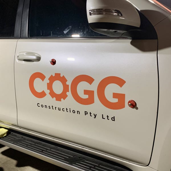 Construction Pty Ltd - Vehicle Graphic