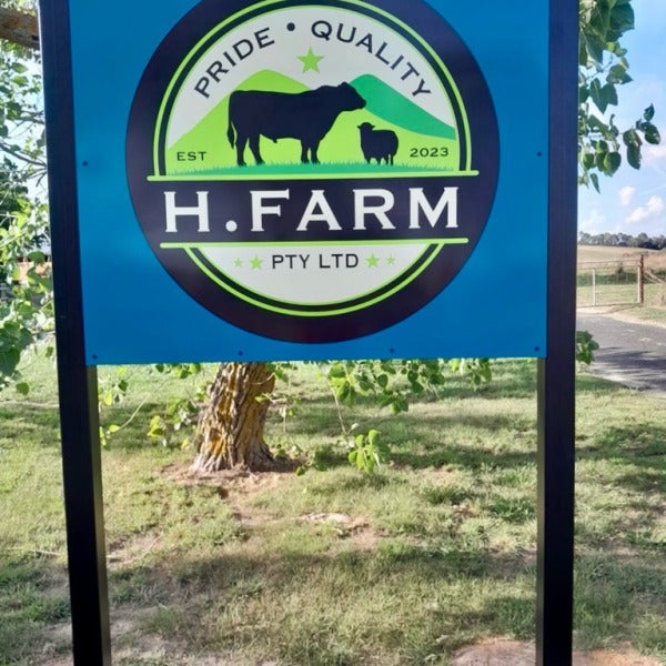 H. Farm Property Entrance Signs