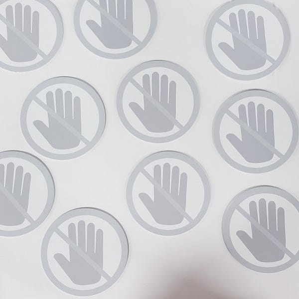 Signs made in acrylic