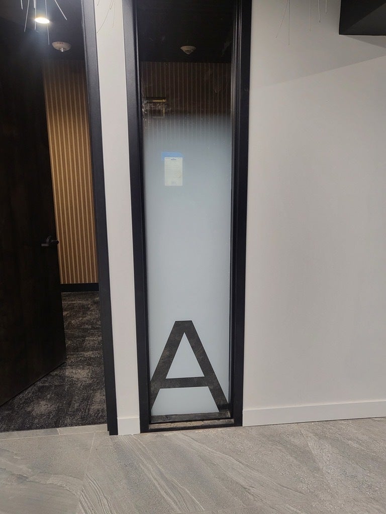 Frosted Graphics Offers Privacy and Enhances the Look of Business Park - Bellevue, WA