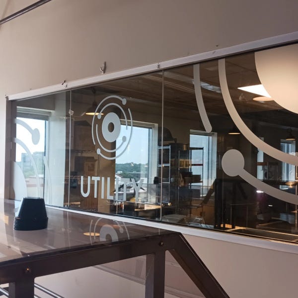 Utility window decals