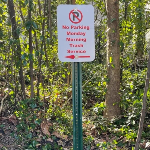 Druid Condominiums Parking Sign 1