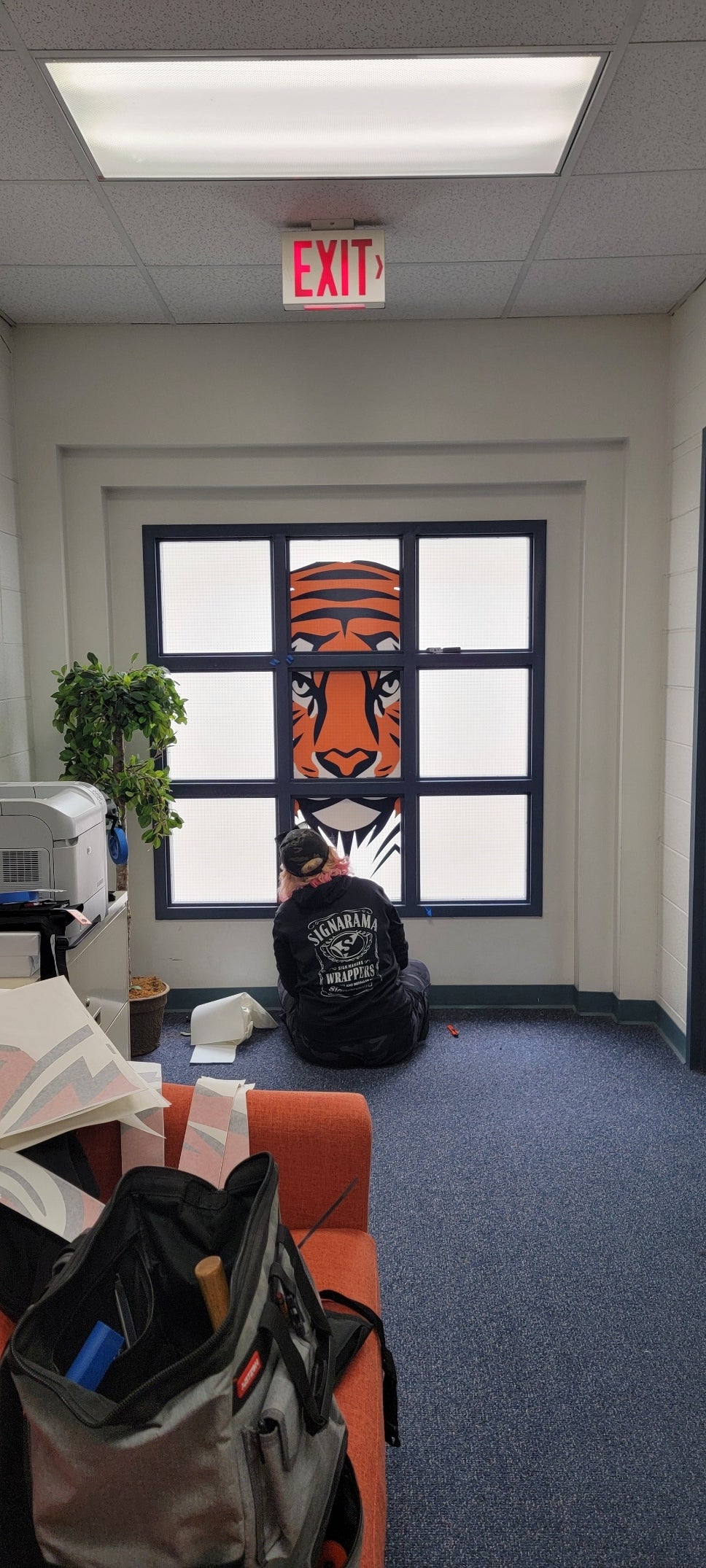 School Pride/Retirement Present Wall Graphics