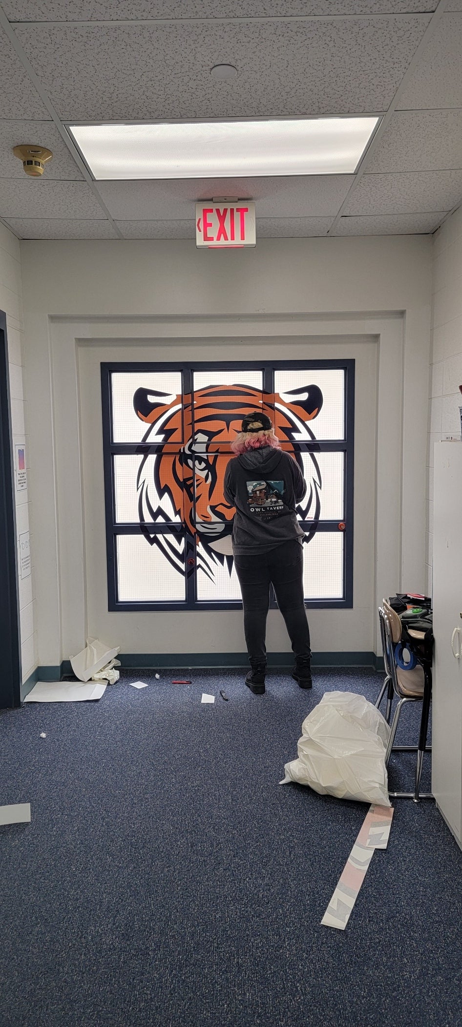 School Pride/Retirement Present Wall Graphics