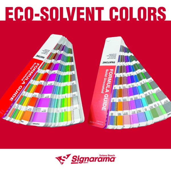 Eco solvent prints