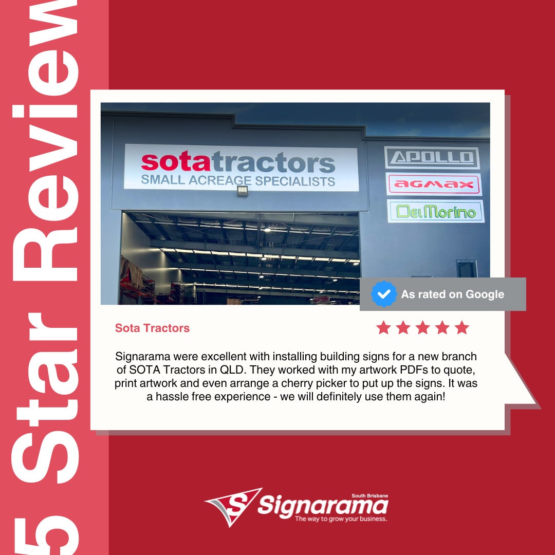Google Review - Sota Tractors