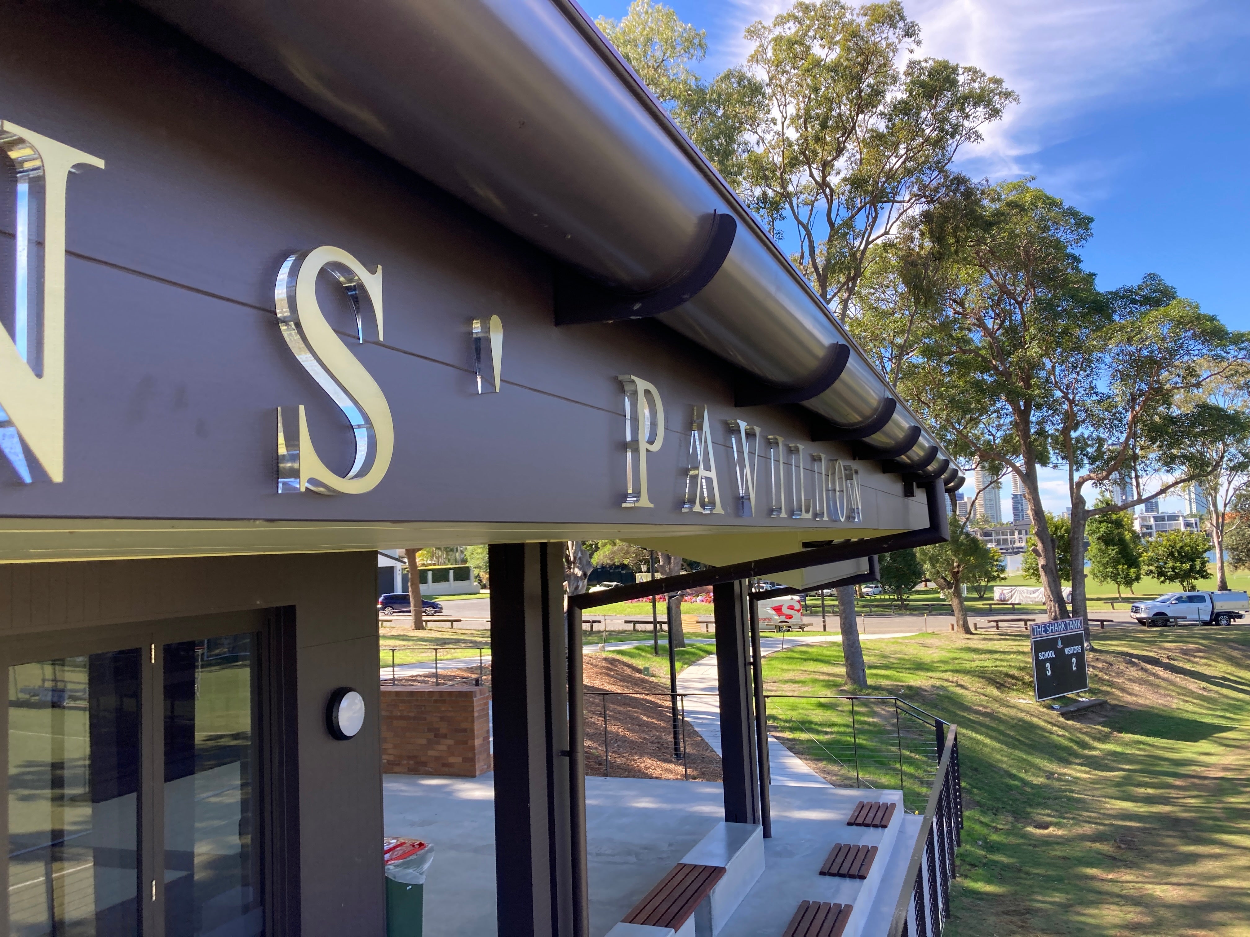 Brass 3D letters