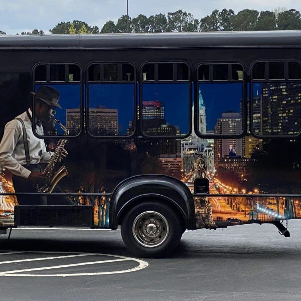 Limo Bus Wrap