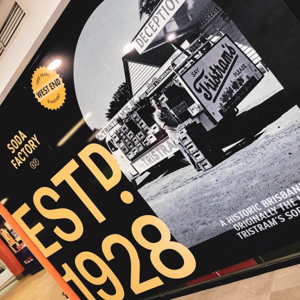 Promoting Soda Factory with Durable Vinyl Graphics