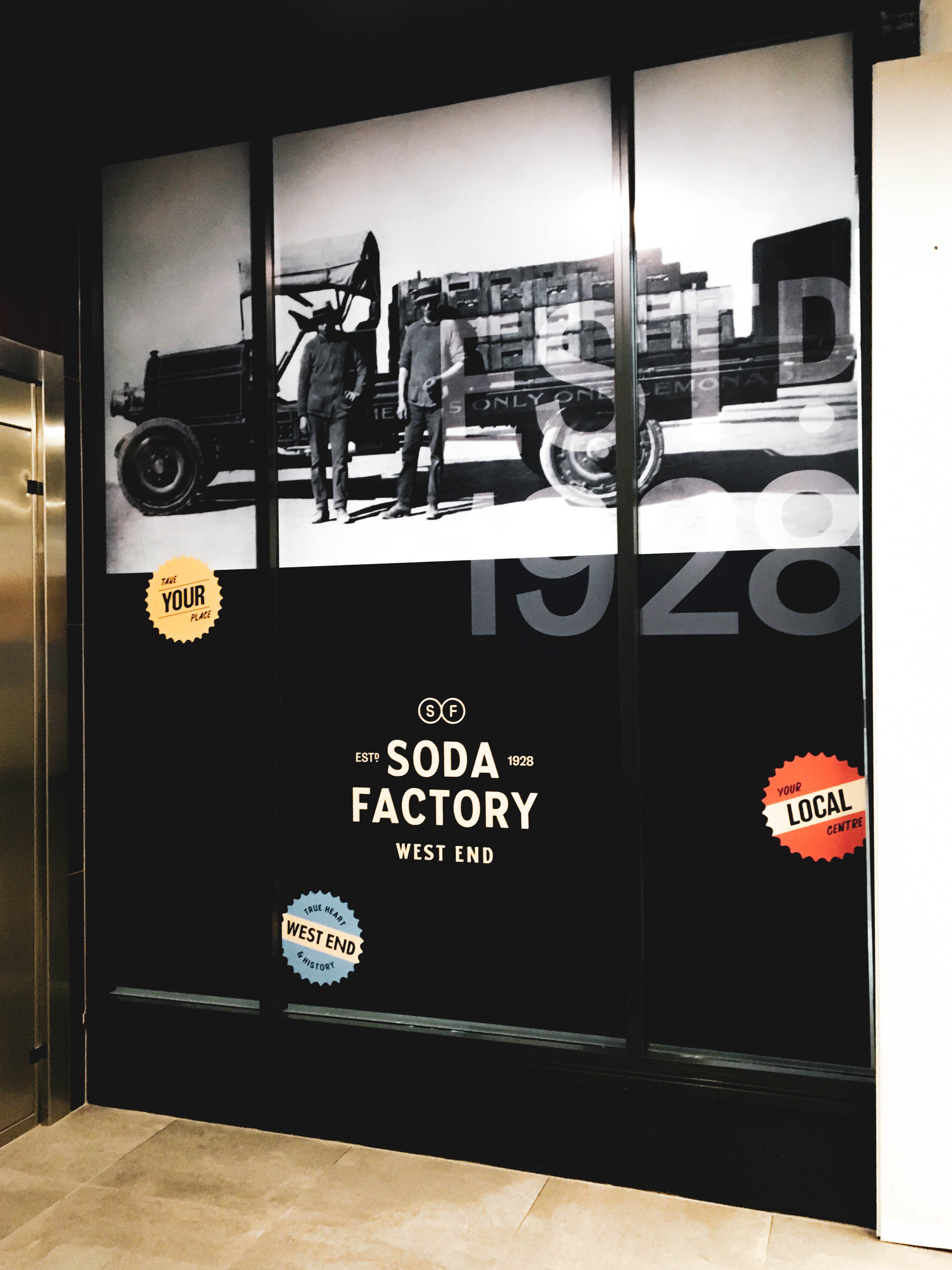 Promoting Soda Factory with Durable Vinyl Graphics