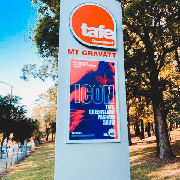 Tafe Mt Gravatt Pylon Sign