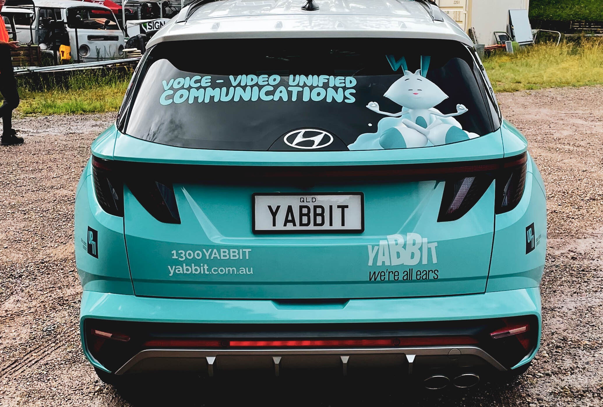 A Striking Vehicle Wrap for Yabbit