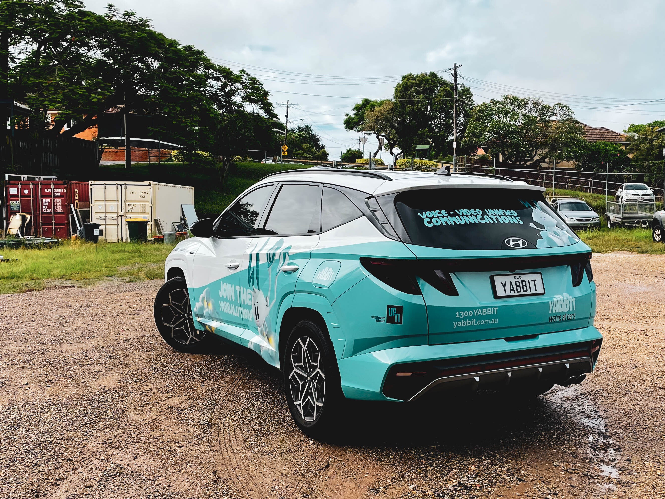 A Striking Vehicle Wrap for Yabbit