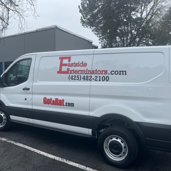 Highest ROI marketing with Vehicle Graphics - Eastside Exterminator, Redmond, WA