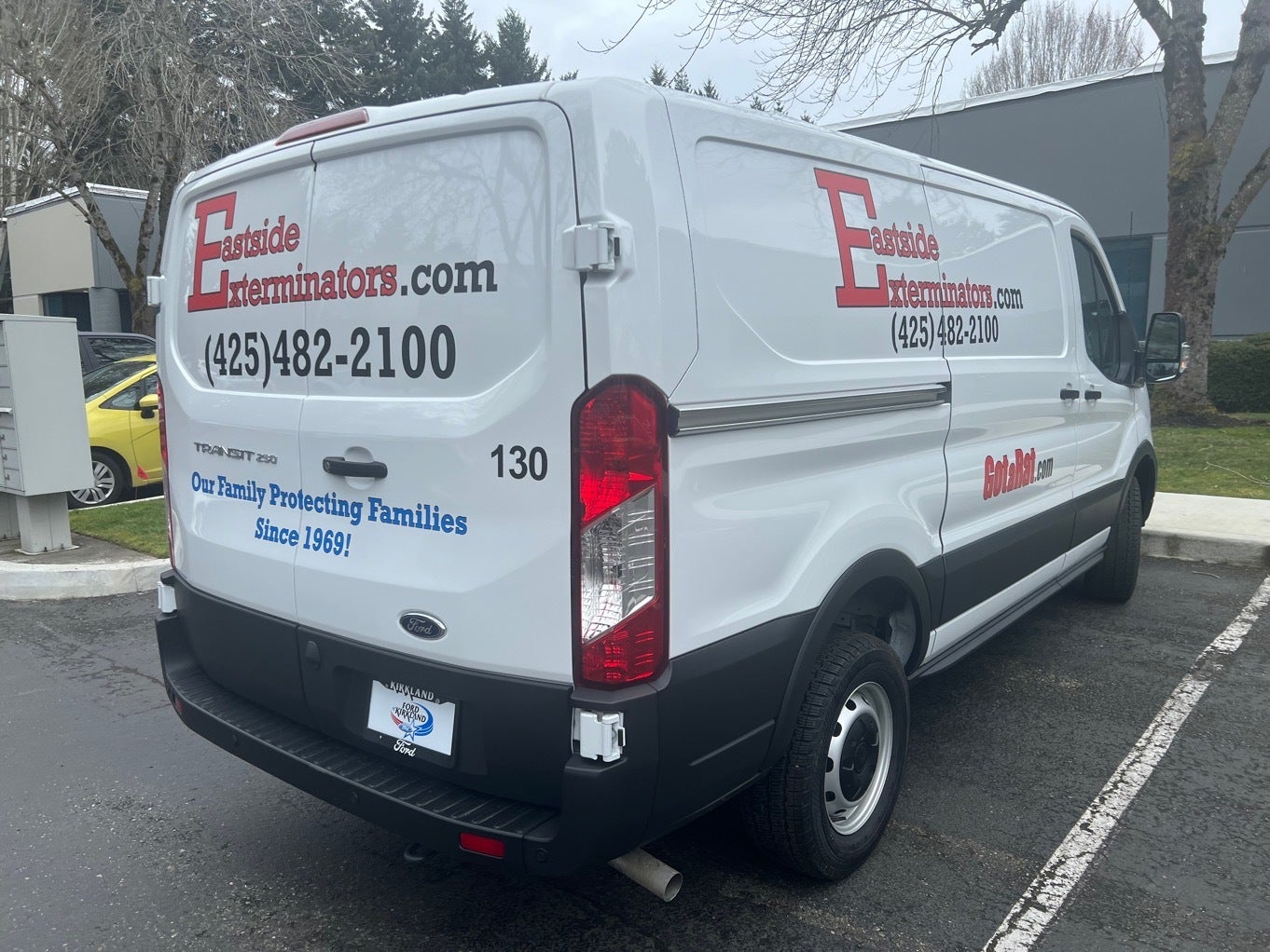 Highest ROI marketing with Vehicle Graphics - Eastside Exterminator, Redmond, WA