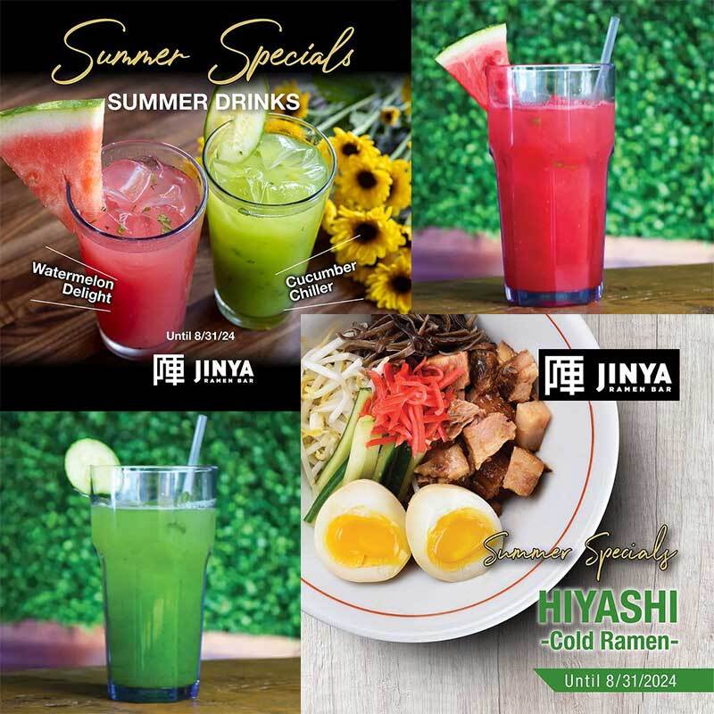 JINYA Ramen Bar's Sizzling Summer Menu: Innovative Japanese Cuisine to Beat the Heat!