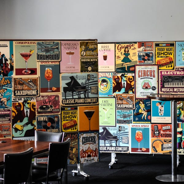 Branding Wall Piano Bar Design
