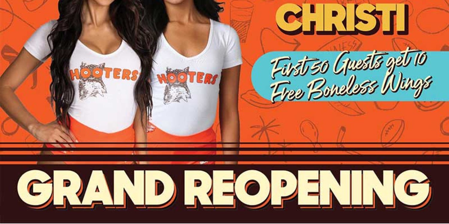 Corpus Christi Hooters' Fire-Hot Reopening Celebration: Free Wings and All-New Island Bar!