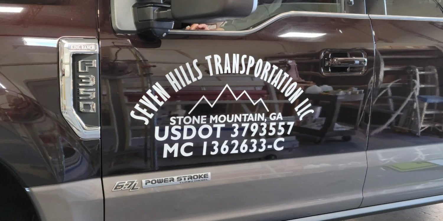 Vinyl Vehicle Lettering