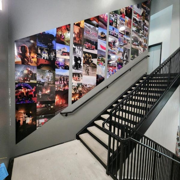 Needham Fire Department - Stairway Collage