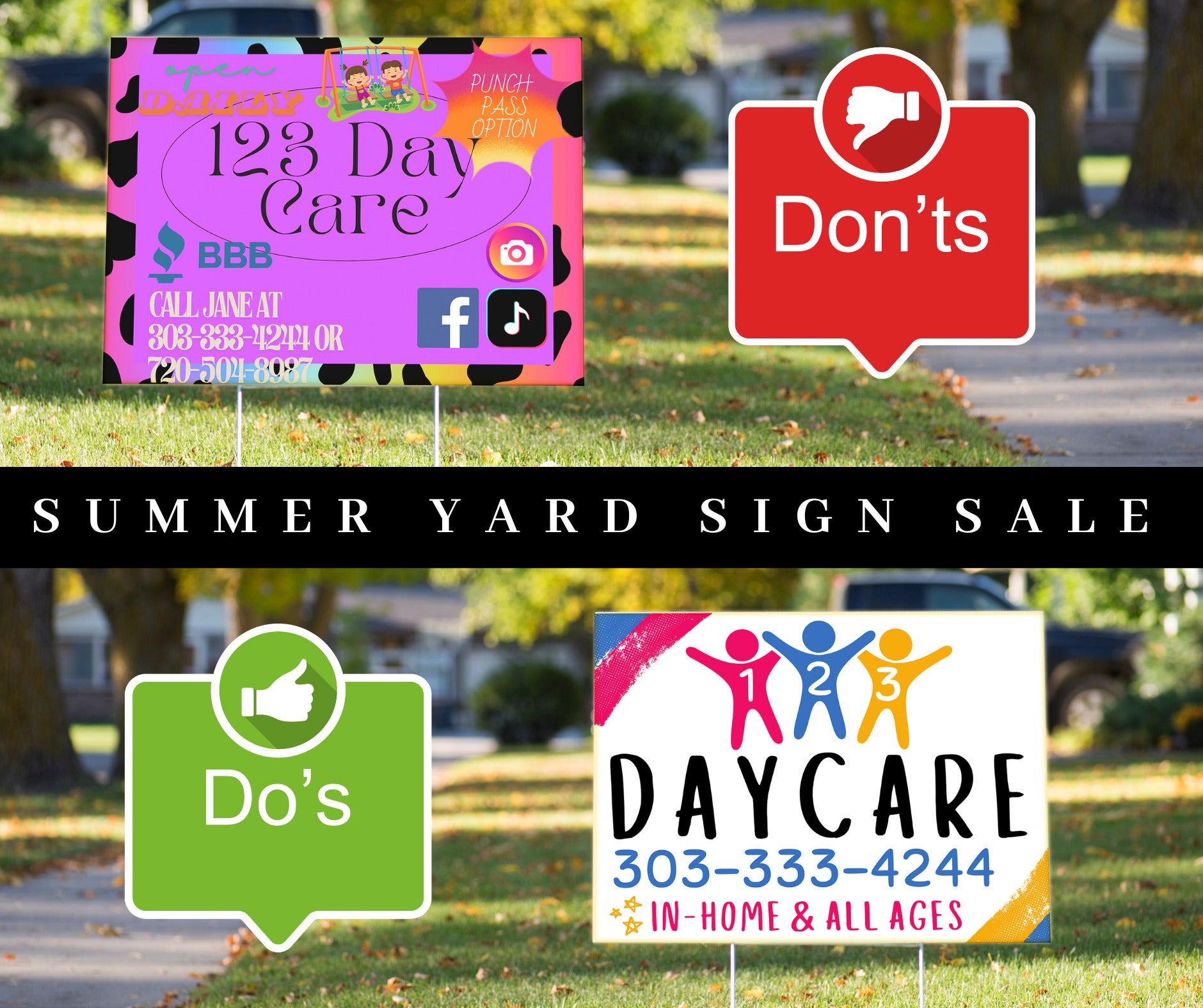 Summer Yard Sign Sale