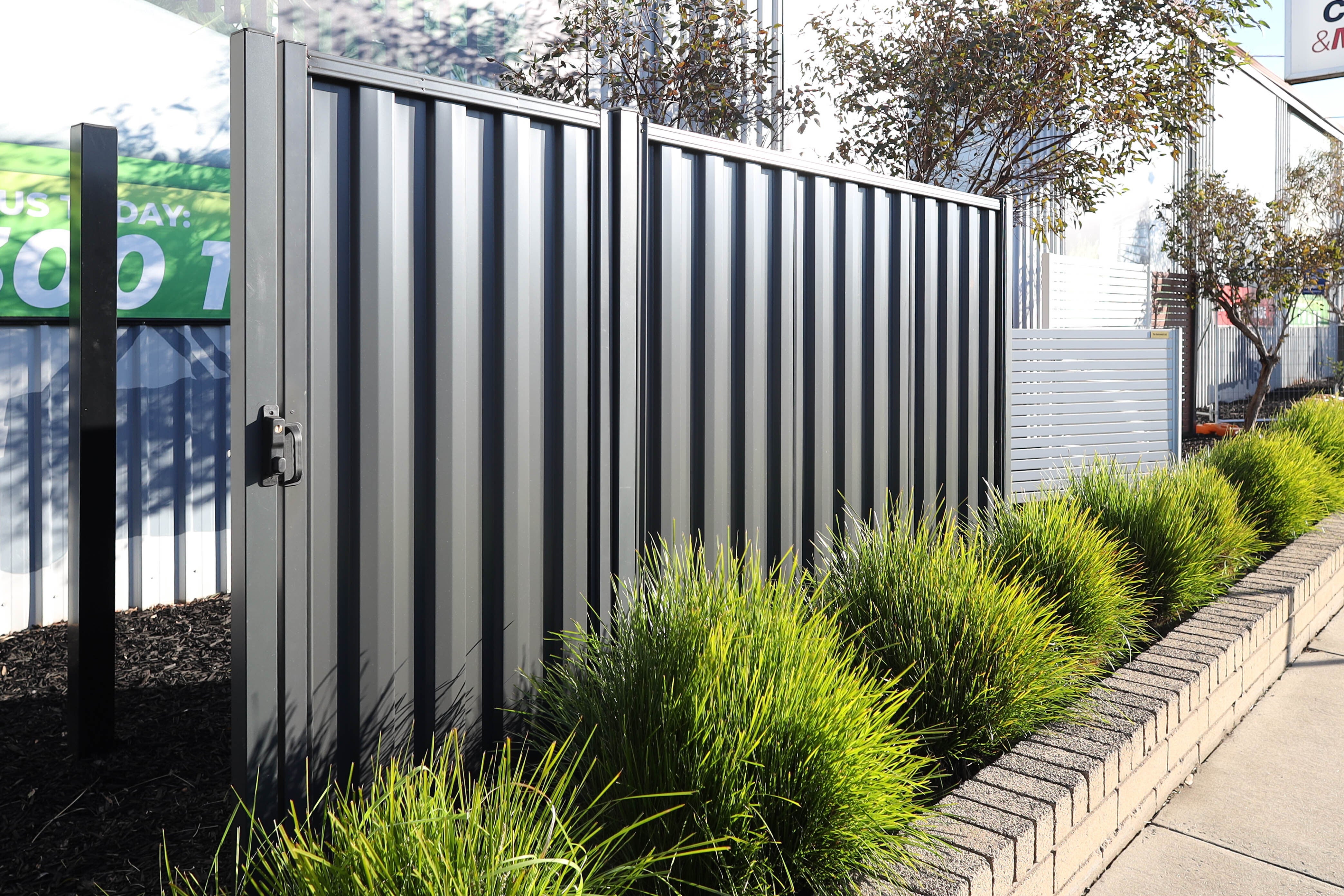 The Metline Colorbond Equivalent Steel Fencing