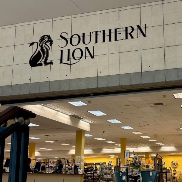 Southern Lion Storefront Wall Graphic