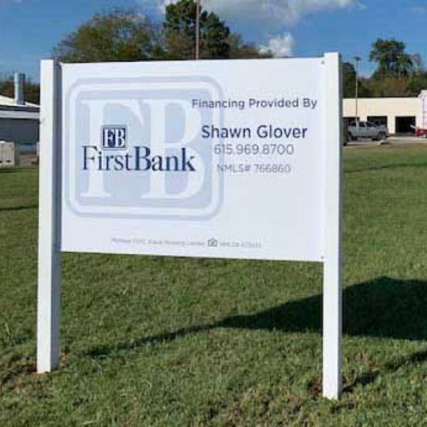 First bank 2 post & panel