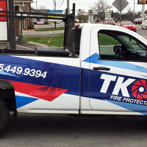 TKO truck banner
