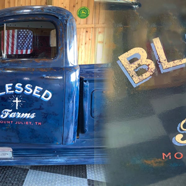 Blessed Blue Truck