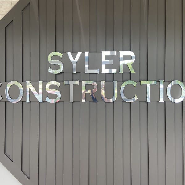 Dimensional letters for reception Signarama Liberty