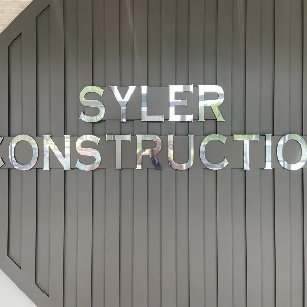 Dimensional letters for reception Signarama Liberty