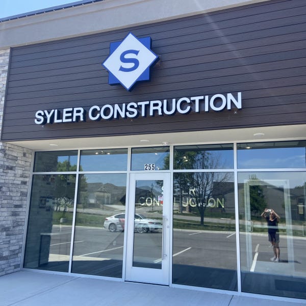 Lighted Syler Storefront Sign Signarama Liberty