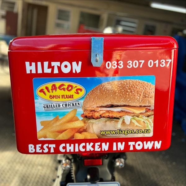 Vehicle Wrap for delivery bike (3)