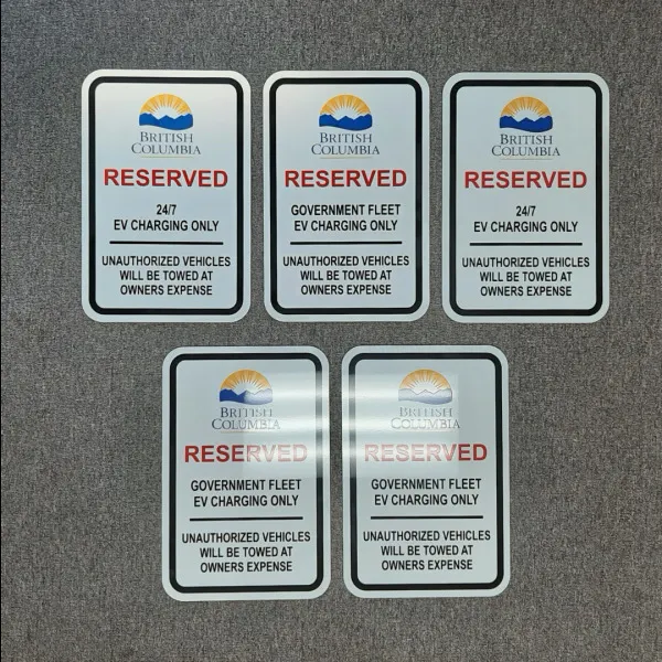 Parking Lot Signs - Coquitlam - Webir Automation and Control