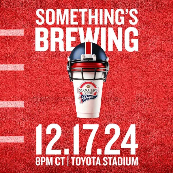 Scooter's Coffee to Headline 2024 Frisco Bowl for Second Year Running Scooter's Coffee to Headline 2024 Frisco Bowl for Second Year Running